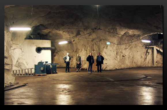 datacenter avant L'abri souterrain avant aménagement