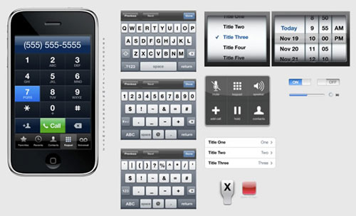 psd iphone