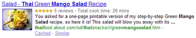 rich snippet google