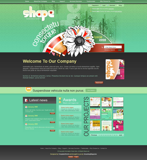 shape theme mag