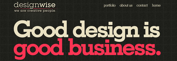 dark website design