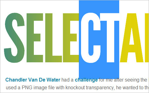 selectable headlines color transition css3