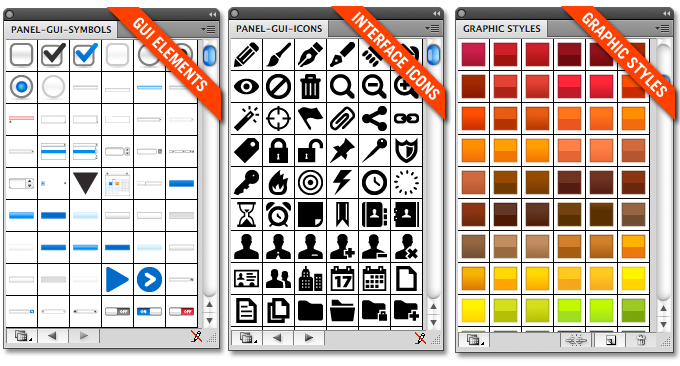UI design framework illustrator