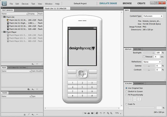 adobe device central cs5