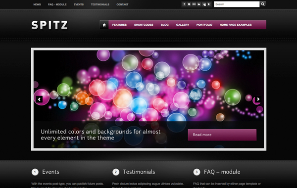 spitz color themes wordpress