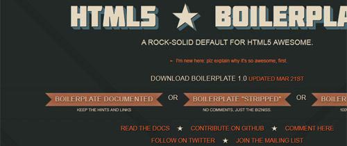 html5 boilerplate