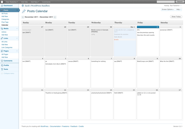 calendar calendrier editorial multi-author blogs