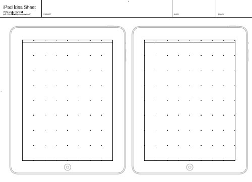 ipad printable sketching