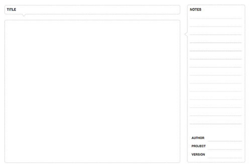 wireframing note