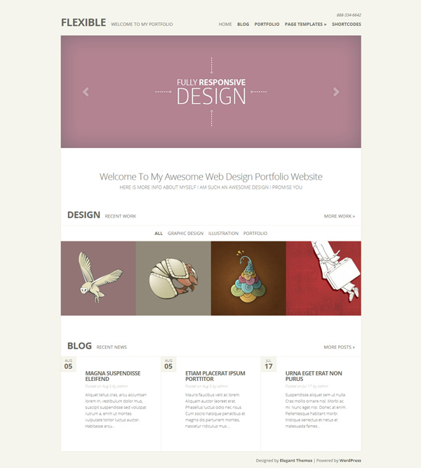 flexible flexible wordpress thme