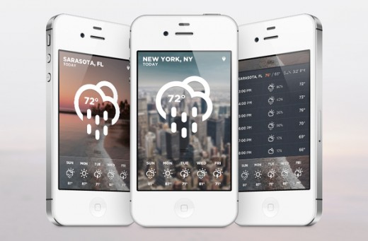 ios-weather-concept iOs Weather Concept